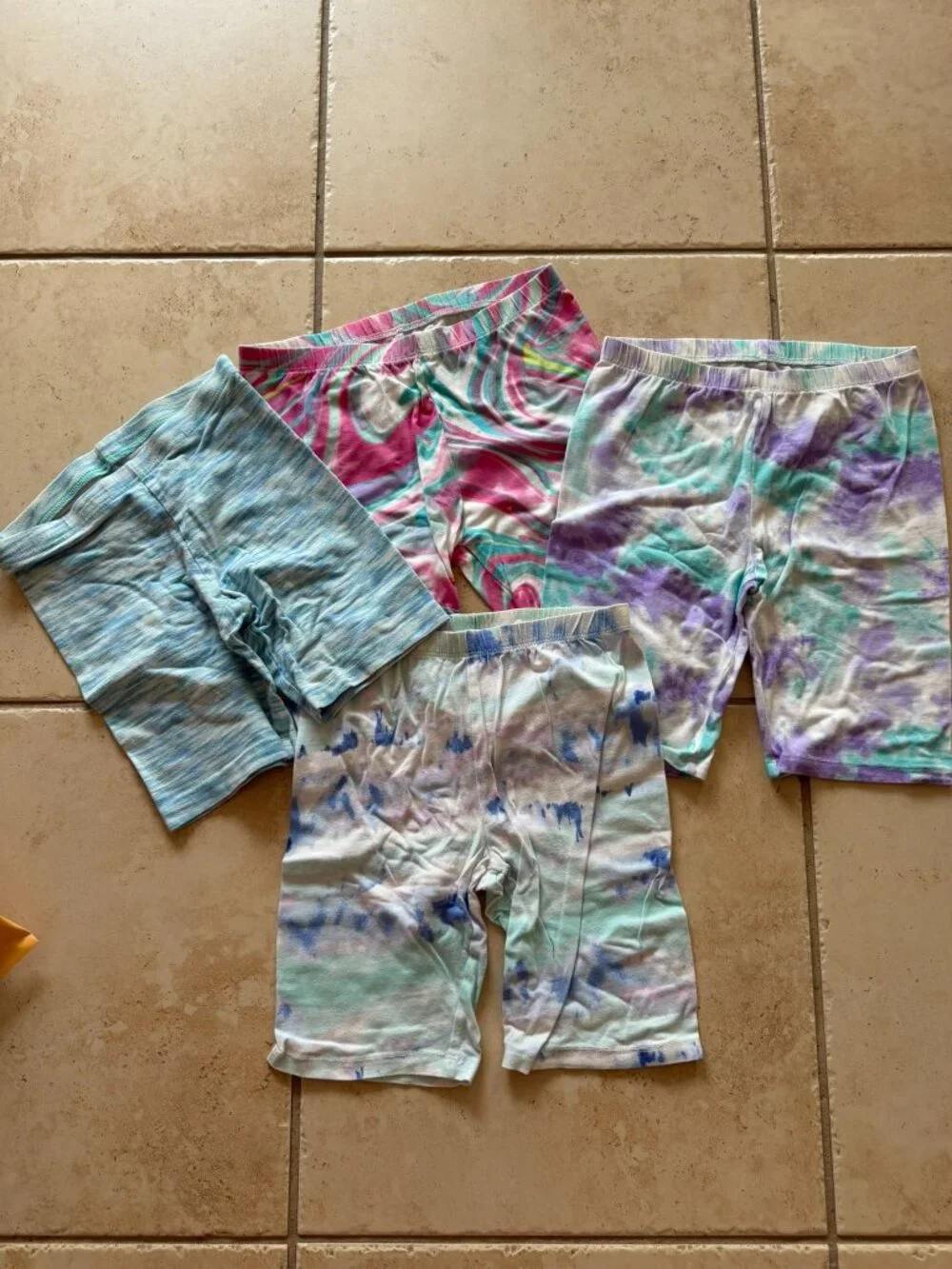 4 Piece Lot Girls Children's Place Bike Shorts Size 10/12